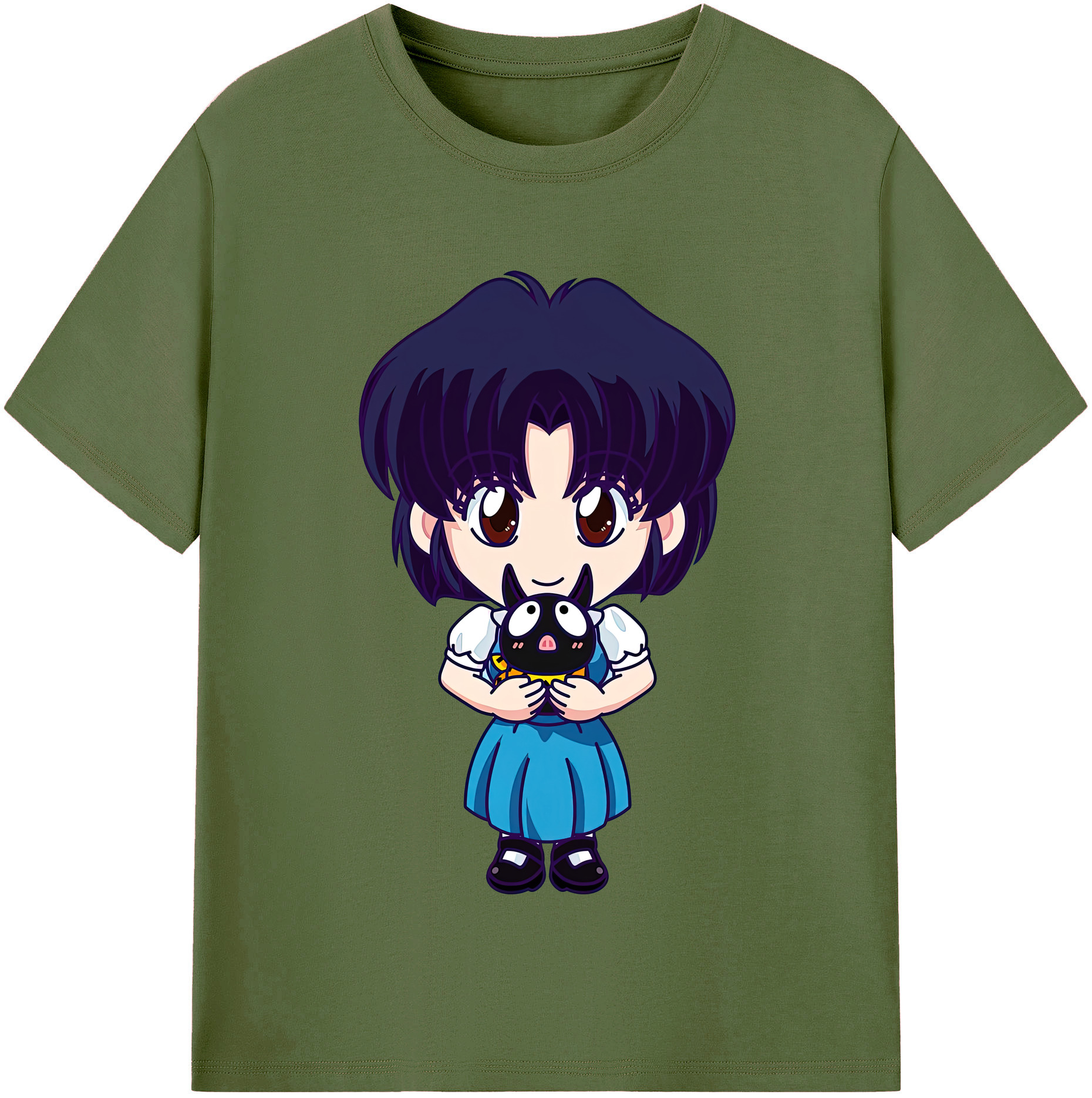 （画像用） 美少女戦士セーラームーン 水野 亜美 みずの あみ Sailor Moon Mizuno Ami 綿100％半袖Tシャツ（フロントプリント）